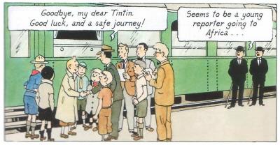 Quick & Flupke in Tintin in the Congo