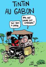 Tintin in Gabon by Pah