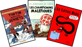 3 parody Tintin covers