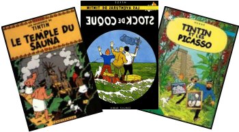 3 parody Tintin covers