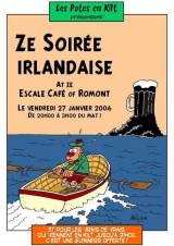 Irlandaise Poster Tintin