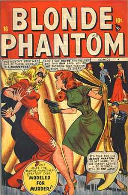 Blonde Phantom Comic Book #16, Feb 1947