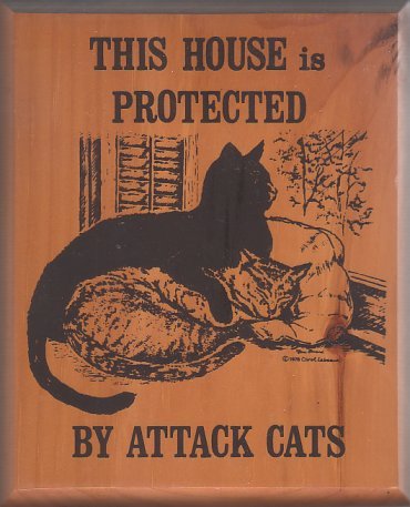Protected by attack cats