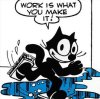 Felix the Cat makes work easy