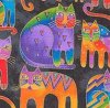 Laurel Burch cat fabrics