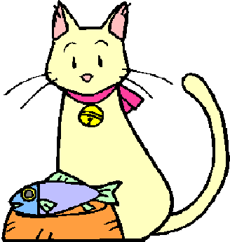 Cat illustration for tuna cookies recipe