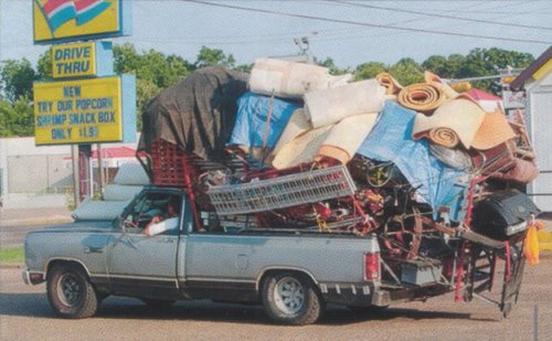 Image result for overloaded truck and trailer