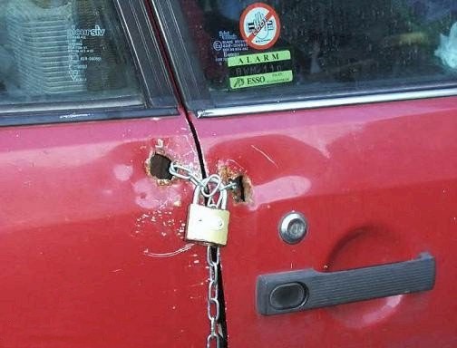 Padlock your car?
There's a better way.