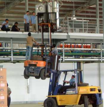 Safety! Two forklifts are better than one