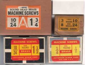 Machine Screws Boxes
All made in USA!