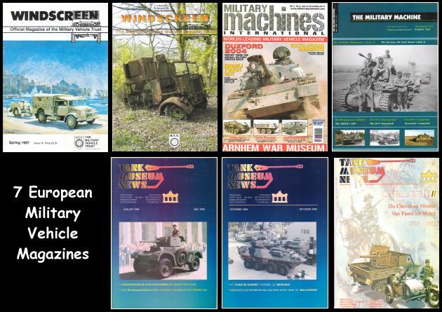 7 Assorted European and UK Military Magazines