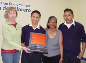 Laptop to Perez family