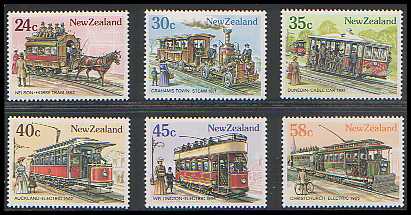 New Zealand Vintage Transport Presentation Pack of 6 stamps