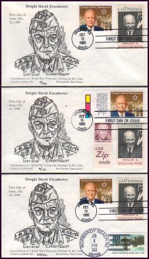 1990 Eisenhower First Day Cover