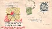 28 Dec 54 FDC Australian Antarctic stamp at Macquarie Island.