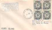 23 Jan 55 FDC Australian Antarctic stamp at Heard Island.