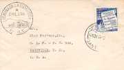 1958 Chile Antarctic stamp canceled Semana.