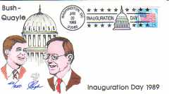 Bush-Qualr inaug