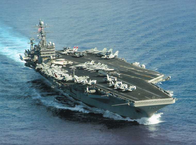 US aircraft carrier