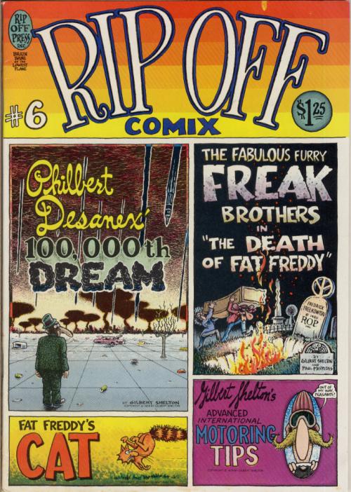 Rip Off Comix 10 1982 VF Fabulous Furry Freak Brothers Fat Freddy/'s Cat