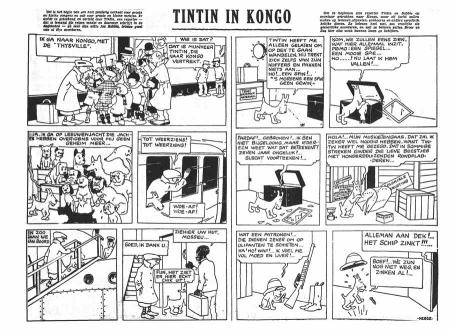 Quick & Flupke in Tintin in the Congo