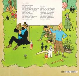 Tintin back cover
