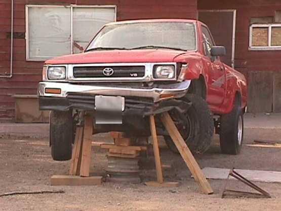 Diy Wood Car Stands Cribbing Let S See Them The Garage Journal - Diy Car Lift Stands